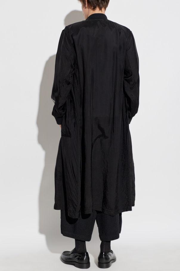 Comme des Garçons Black Coat with printed logo