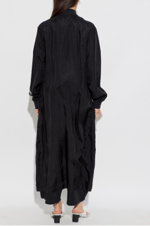 Comme des Garçons Black Coat with printed logo
