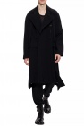 Ann Demeulemeester BLACK Coat with detachable front