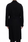 Ann Demeulemeester BLACK Coat with detachable front