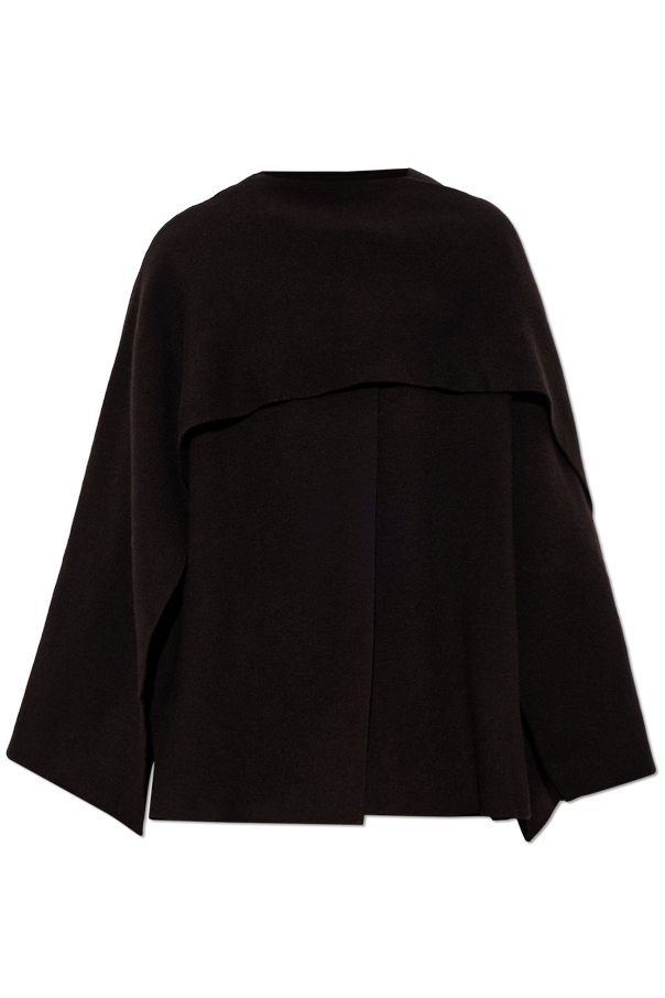 ‘Nessa’ cashmere cardigan with scarf od Lisa Yang