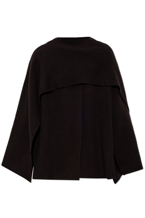 ‘Nessa’ cashmere cardigan with scarf