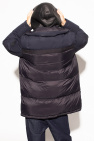 Yves Salomon Down jacket with leather insert