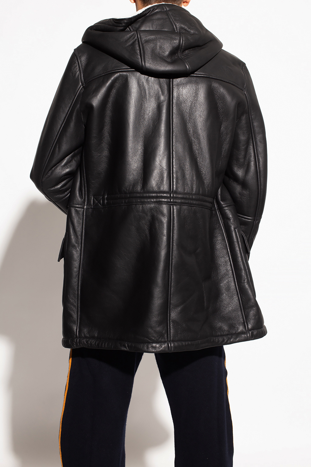 Yves Salomon Hooded shearling jacket