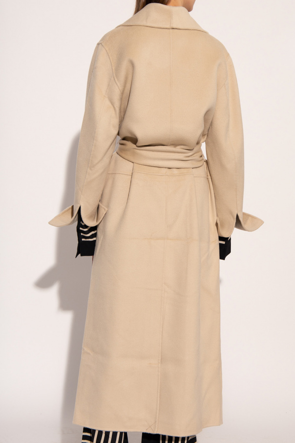 toteme belted wool coat