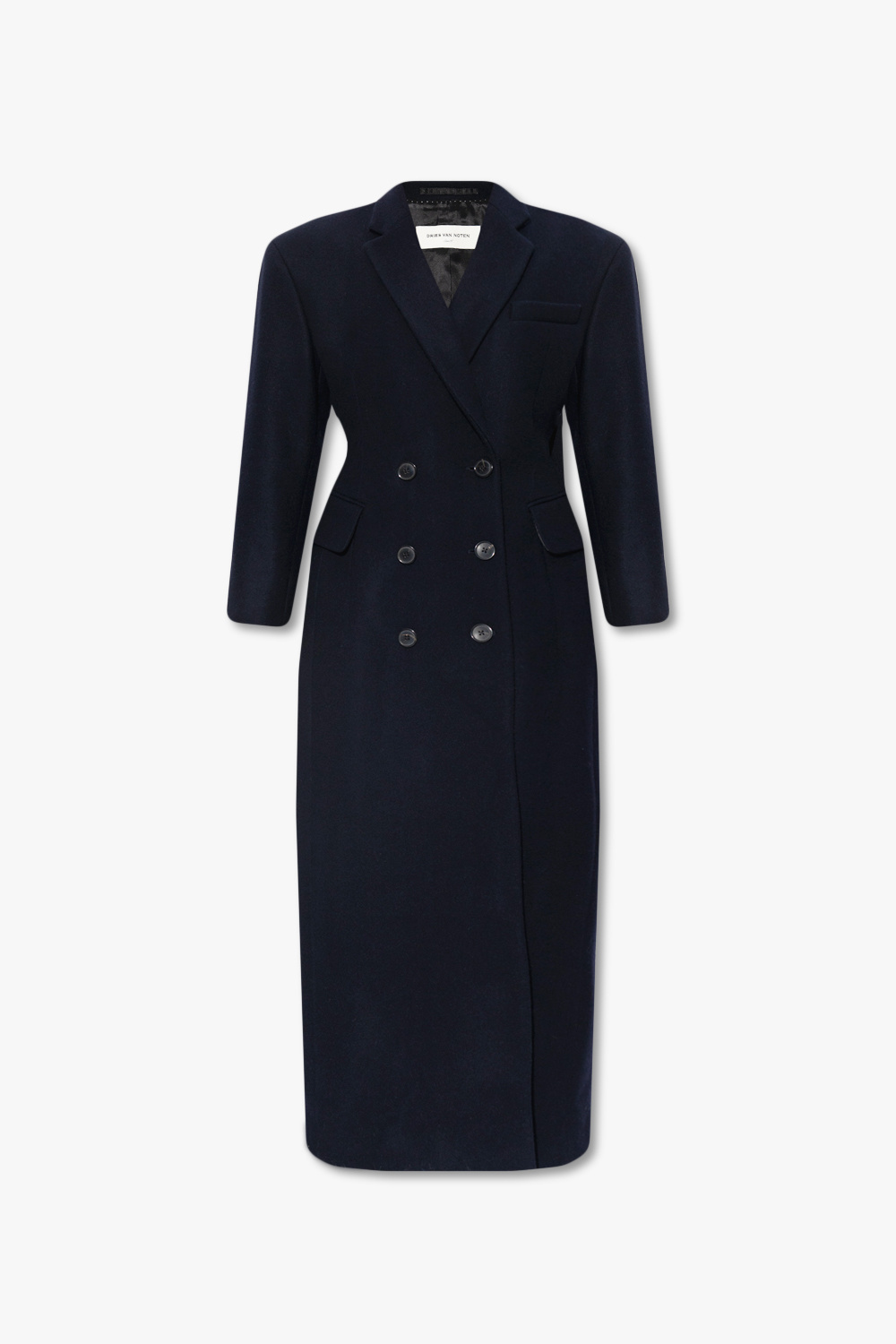 Dries Van Noten Fitted wool coat