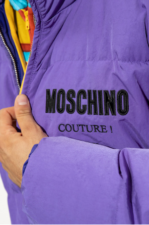 Moschino Santa Cruz classic dot tie dye t-shirt in blue exclusive at ASOS