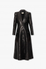 Temperley London BLACK ‘Paso’ leather coat
