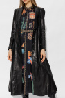 Temperley London BLACK ‘Paso’ leather coat