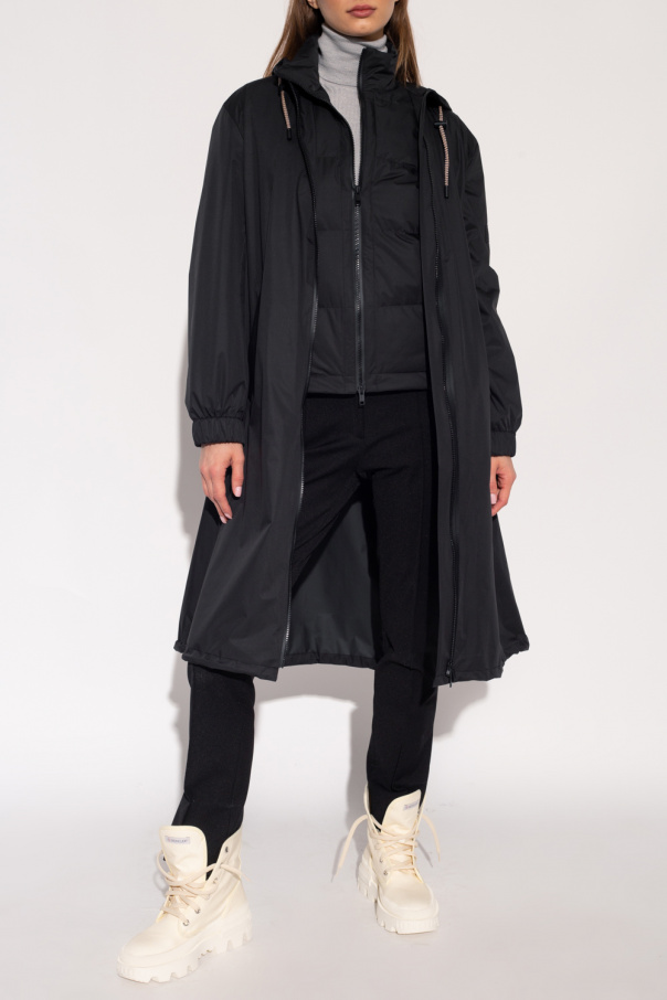 Yves Red Salomon Double-layered coat