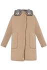 yves impermeables salomon shearling trimmed down jacket