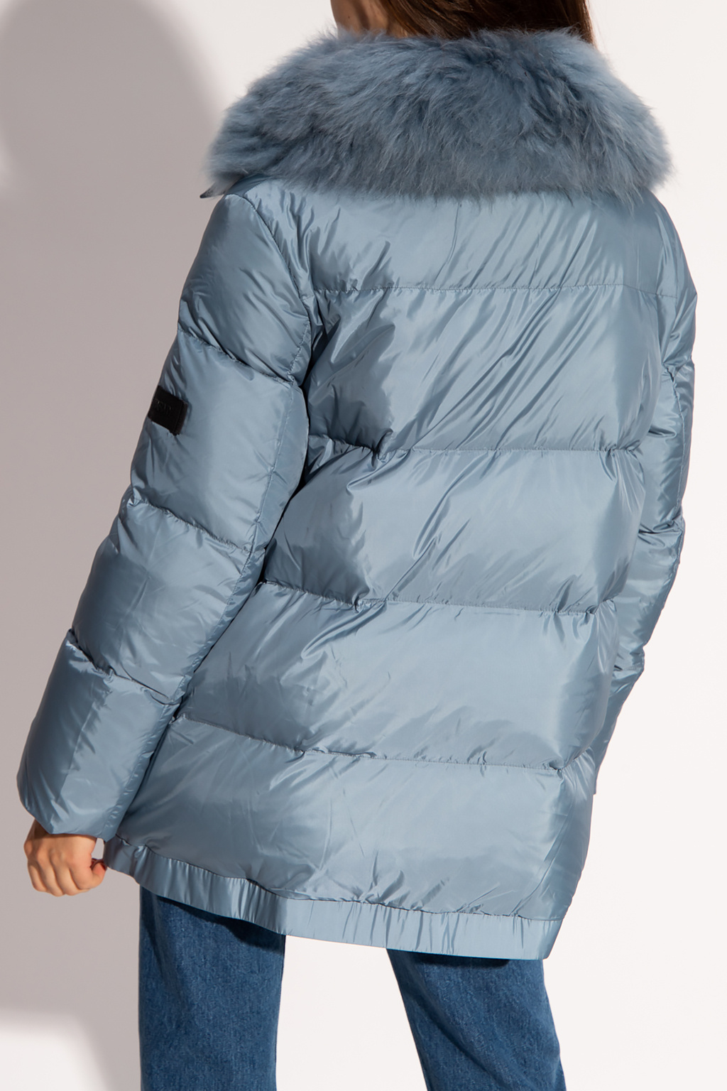 Yves Beanie salomon Oversize down jacket