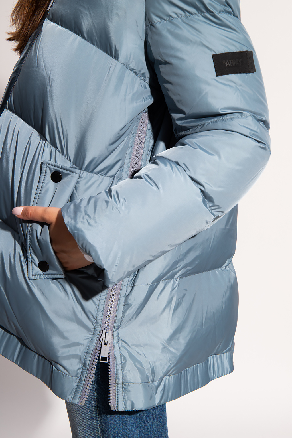 Yves Beanie salomon Oversize down jacket