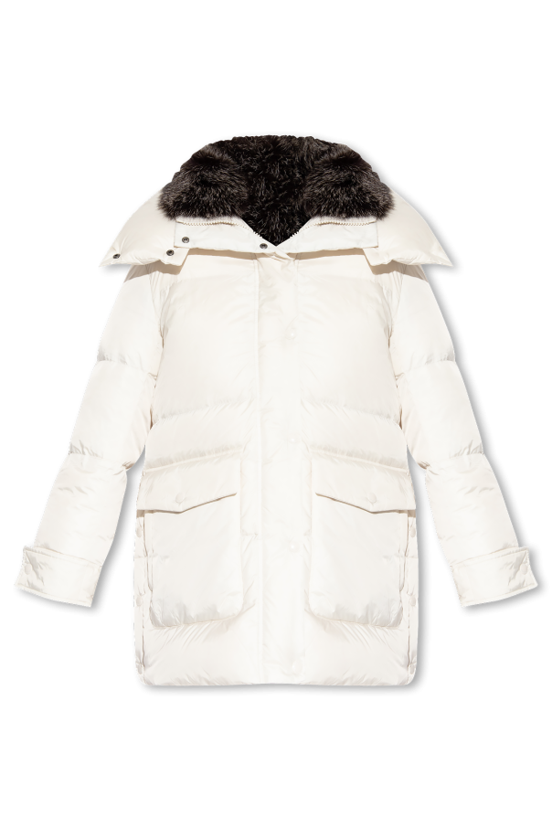 Jacket with detachable hood od Yves Salomon