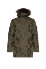 Yves Salomon Down jacket with fox fur