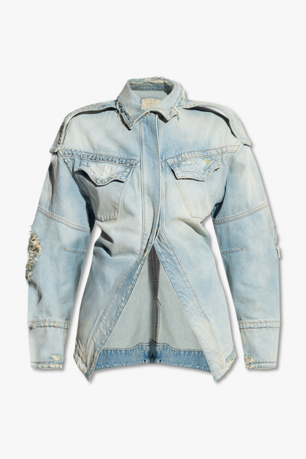 The Attico ‘Pocket’ denim Max jacket