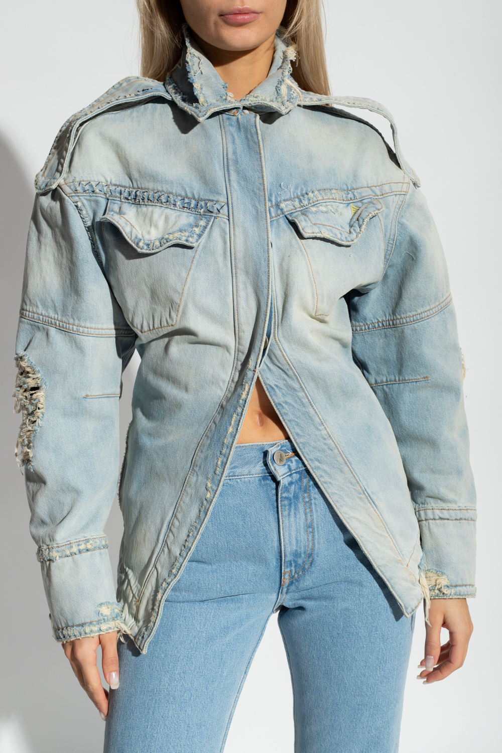 The Attico ‘Pocket’ denim jacket