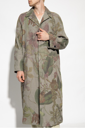 Taxes and duties included Coat with floral motif
