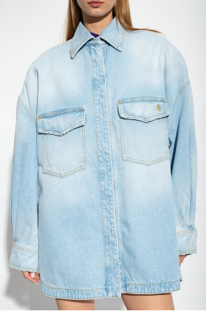 The Attico Oversize denim shirt