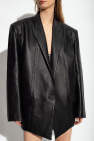 The Attico Oversize leather blazer