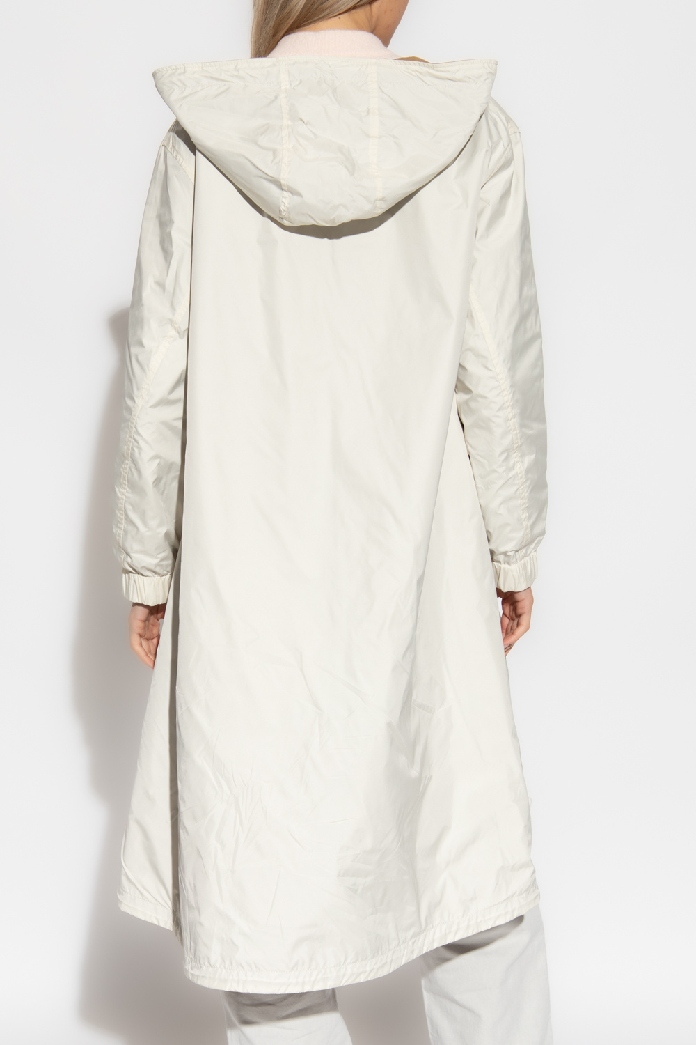 Yves Salomon Hooded reversible coat