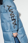 Yves Salomon Reversible down coat with logo