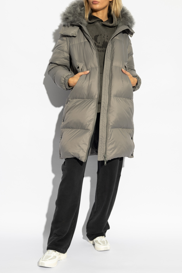 Yves Salomon Down jacket with fur collar