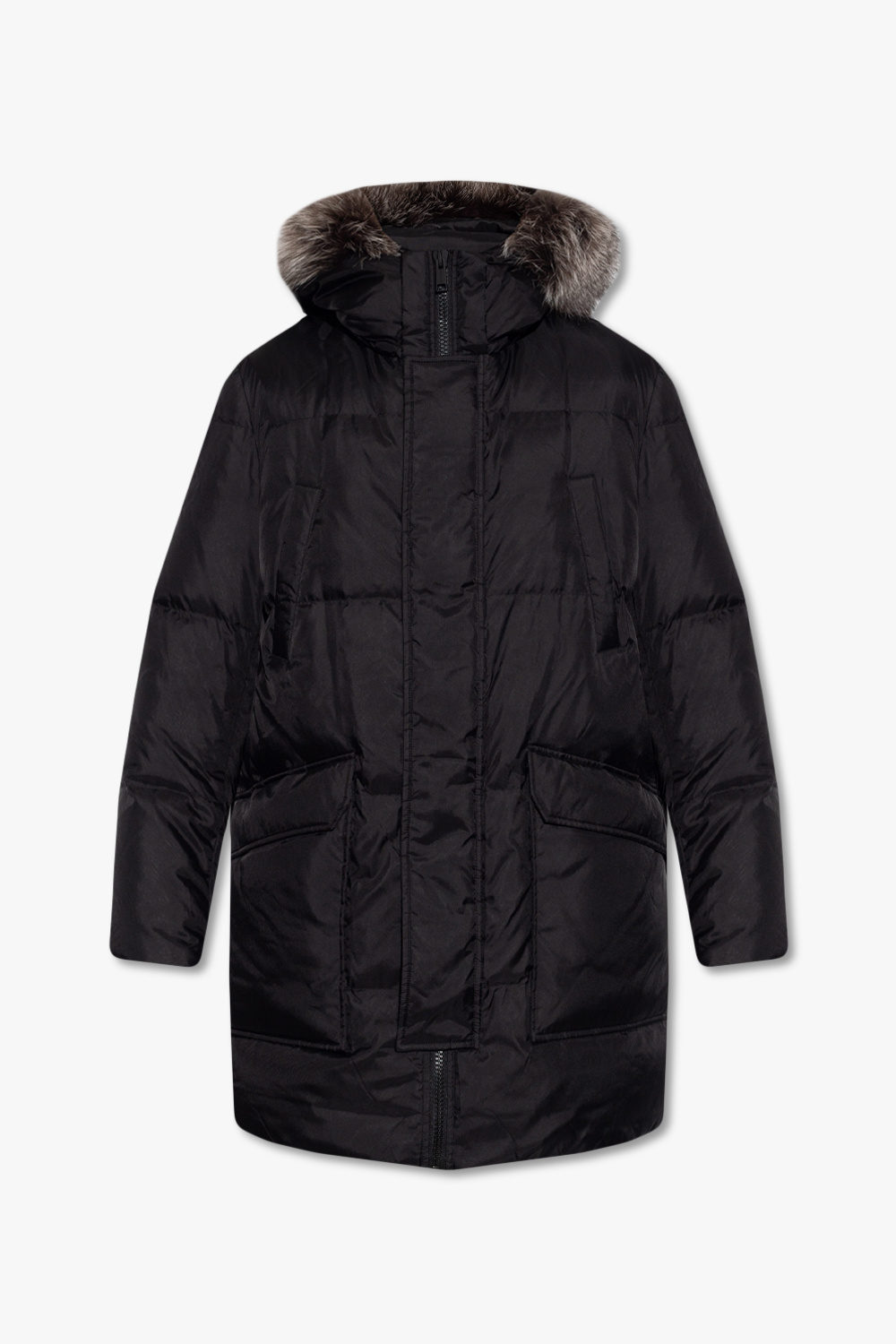 Yves Salomon Down jacket with logo