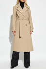 Dries Van Noten beige Trench coat with belt