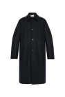 Dries Van Noten NAVY BLUE Woolen coat
