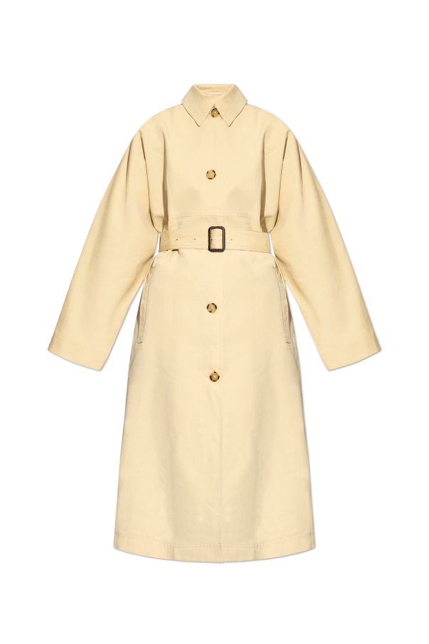 TOTEME Coat with silk finish