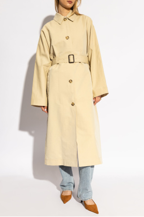 TOTEME Coat with silk finish