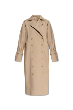 Double-breasted trench coat