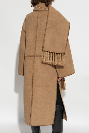 TOTEME Wool coat with scarf