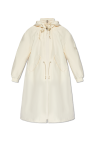 Yves Salomon Two-layered coat with hood