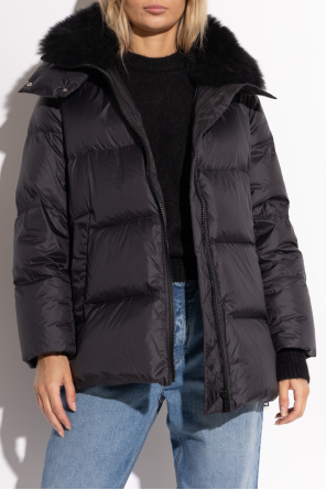 Yves salomon del Jacket with detachable hood