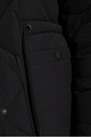 Yves Salomon Hooded quilted jacket