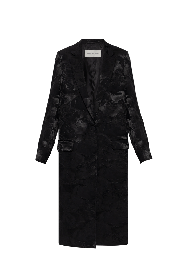 Dries Van Noten Mantel mit dekorativem Finish