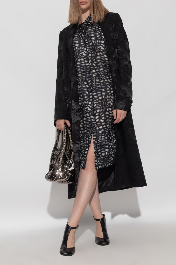 Dries Van Noten Mantel mit dekorativem Finish