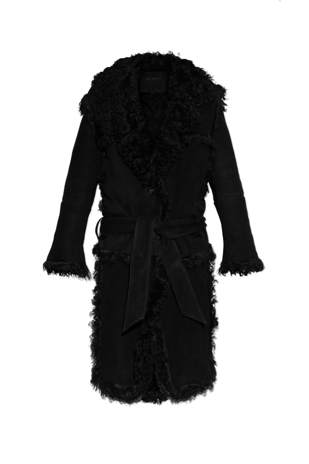 Shearling coat tied with a belt, zdjęcie 1 Shearling coat tied with a belt od The Attico