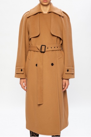 MSGM Belted wool coat