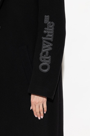 Off-White Palton din lână