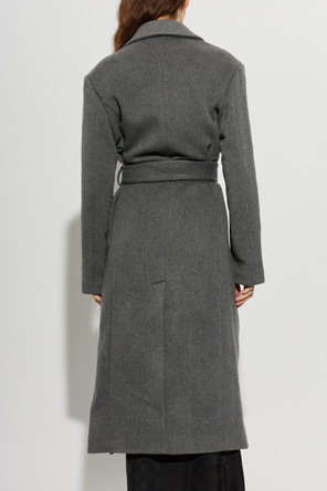 Off-White Abrigo de cachemir