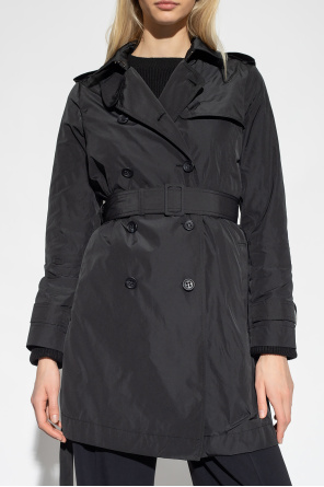 Red Valentino Trench coat with pleated back