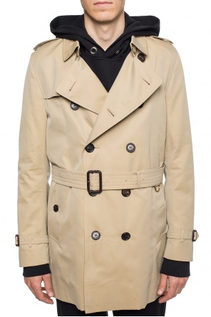 Burberry Double-Breasted 'Kensington' Trench Coat