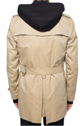 Burberry Double-Breasted 'Kensington' Trench Coat