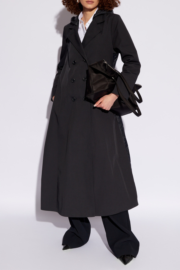Emporio Armani Trench coat with detachable hood