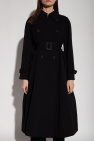 Emporio Armani BLACK Double-breasted trench coat