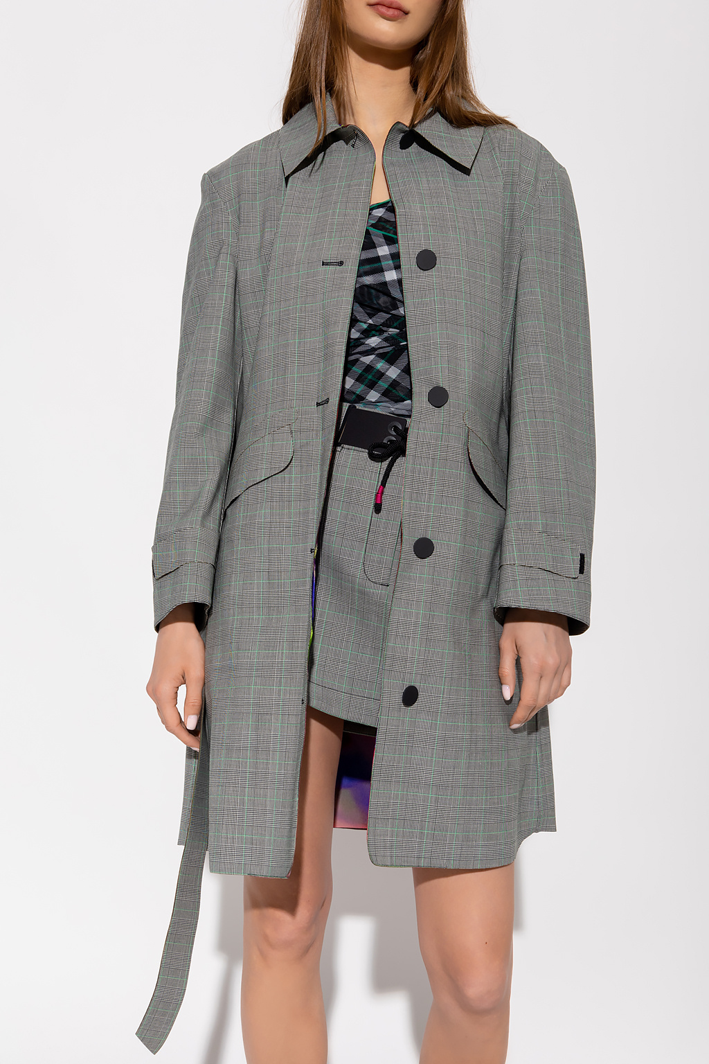 Emporio Armani Checked coat