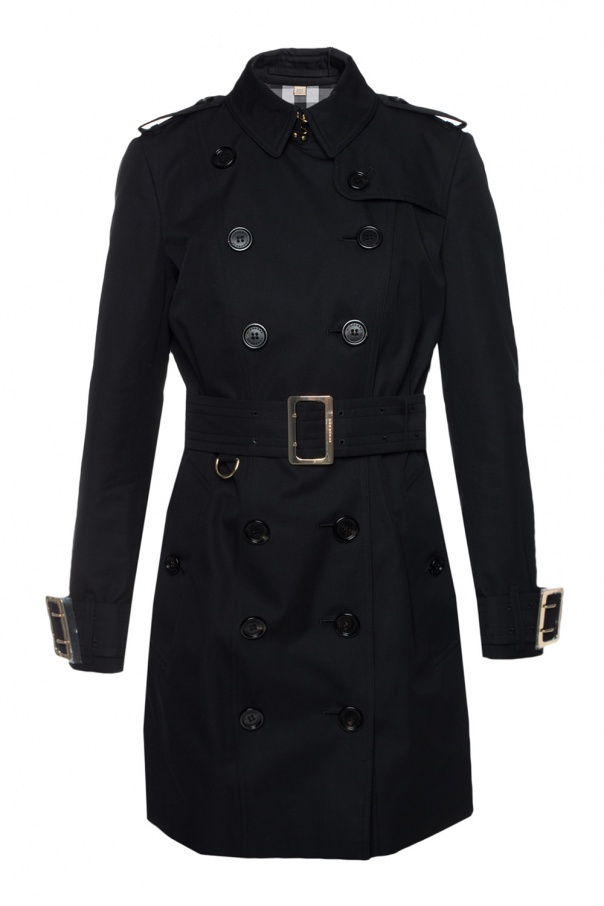 Black Trench coat with epaulettes Burberry - Vitkac Italy